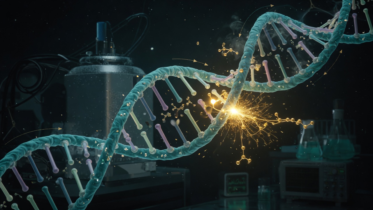 A DNA helix with a precise correction
